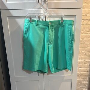 Peter Millar Vibrant Green Shorts size 36